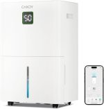 Candy 98 Pints Dehumidifier for Spaces up to 5500 Sq. Ft, Dehumidifiers for Home, Basements and Large Rooms with Drain Hose and 1.45 Gallons Water Tank