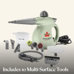 BISSELL® Steam Shot™ OmniReach handheld portable steam cleaner for tile, grout, windows, bathrooms, kitchens, fabric steaming tool - Image 2