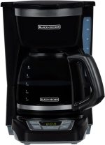 BLACK+DECKER 12-Cup Digital Coffee Maker, Programmable, Washable Basket Filter, Sneak-A-Cup, Auto Brew, Water Window, Keep Hot Plate, Black - Image 3